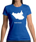 South Sudan Silhouette Womens T-Shirt South Sudan Silhouette Womens T-Shirt