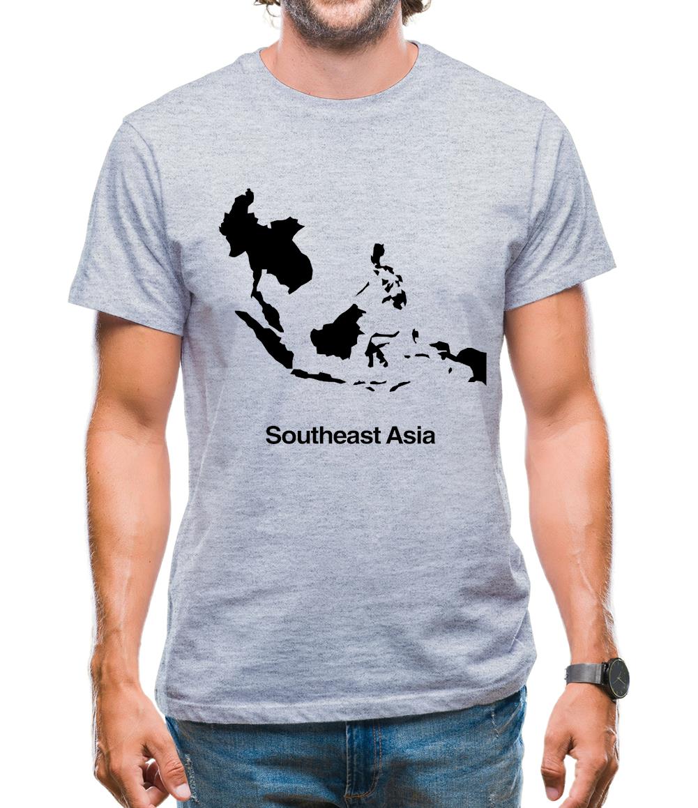 Southeast Asia Silhouette Mens T-Shirt Southeast Asia Silhouette Mens T-Shirt