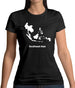 Southeast Asia Silhouette Womens T-Shirt Southeast Asia Silhouette Womens T-Shirt