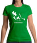 Southeast Asia Silhouette Womens T-Shirt Southeast Asia Silhouette Womens T-Shirt