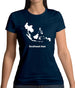 Southeast Asia Silhouette Womens T-Shirt Southeast Asia Silhouette Womens T-Shirt