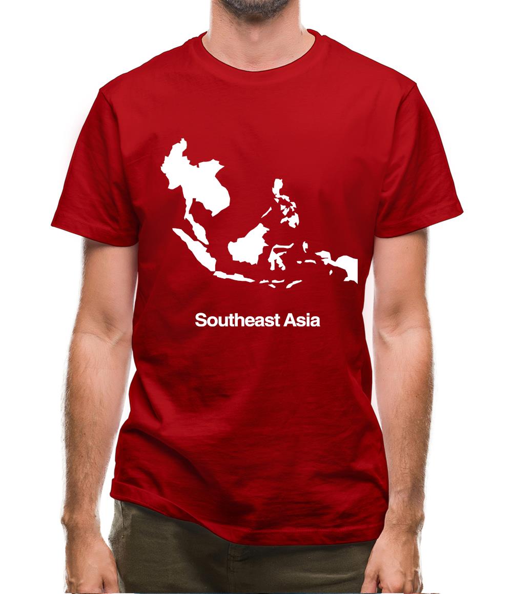 Southeast Asia Silhouette Mens T-Shirt Southeast Asia Silhouette Mens T-Shirt