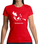 Southeast Asia Silhouette Womens T-Shirt Southeast Asia Silhouette Womens T-Shirt