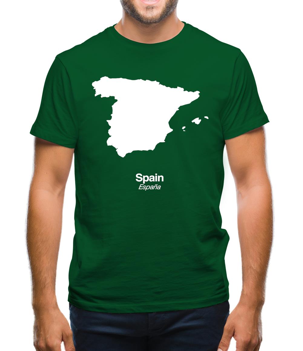 Spain Silhouette Mens T-Shirt Spain Silhouette Mens T-Shirt
