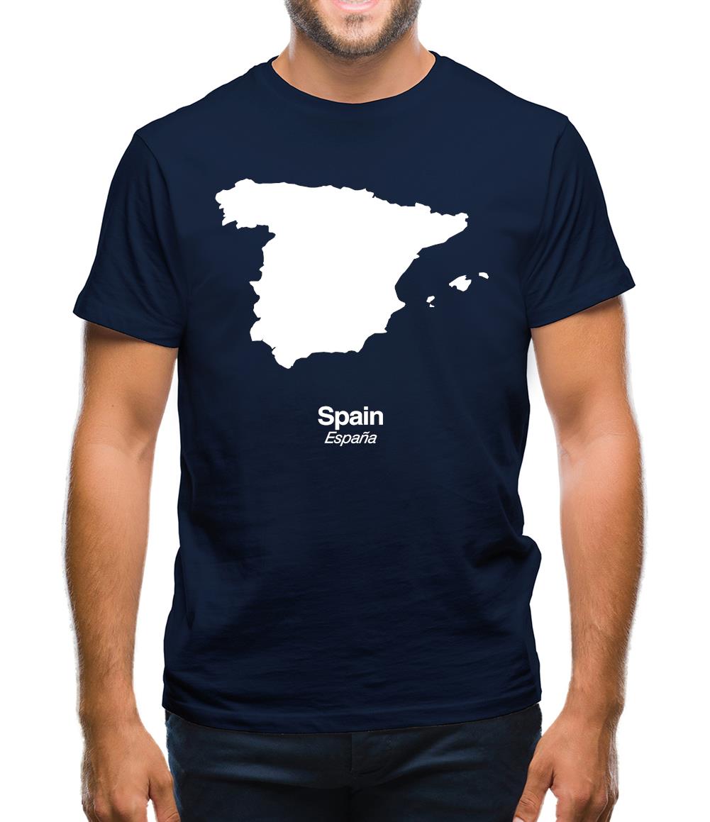 Spain Silhouette Mens T-Shirt Spain Silhouette Mens T-Shirt