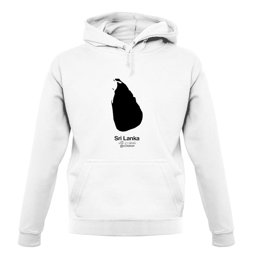 Sri Lanka Silhouette unisex hoodie Sri Lanka Silhouette unisex hoodie