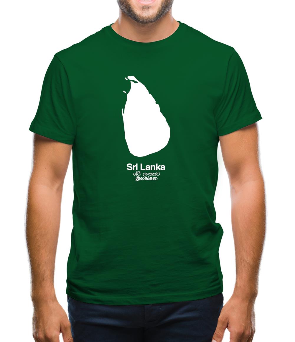 Sri Lanka Silhouette Mens T-Shirt Sri Lanka Silhouette Mens T-Shirt