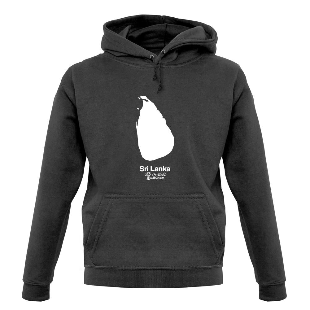 Sri Lanka Silhouette unisex hoodie Sri Lanka Silhouette unisex hoodie