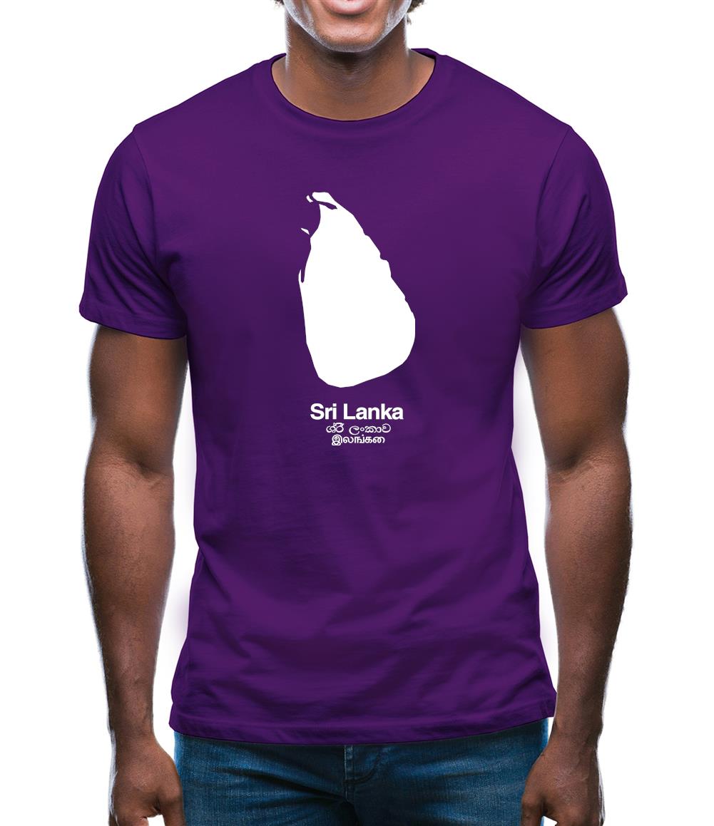 Sri Lanka Silhouette Mens T-Shirt Sri Lanka Silhouette Mens T-Shirt
