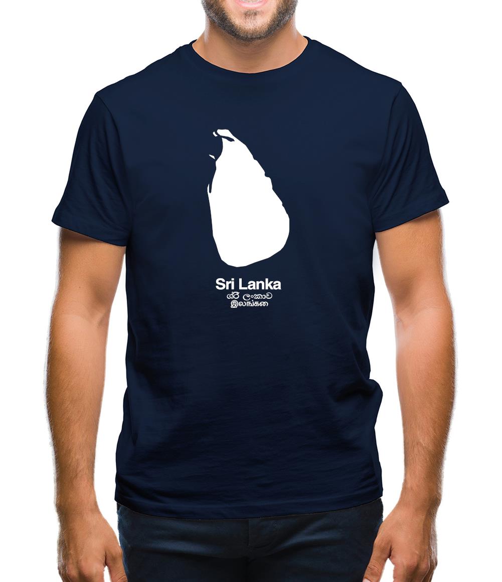 Sri Lanka Silhouette Mens T-Shirt Sri Lanka Silhouette Mens T-Shirt