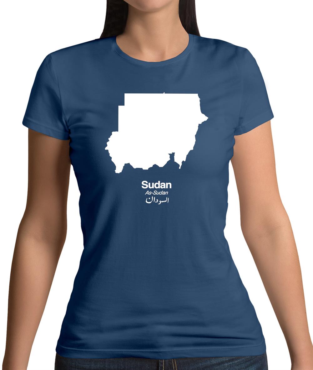 Sudan Silhouette Womens T-Shirt Sudan Silhouette Womens T-Shirt