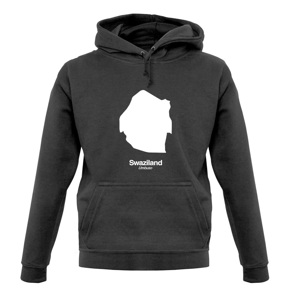 Swaziland Silhouette unisex hoodie Swaziland Silhouette unisex hoodie