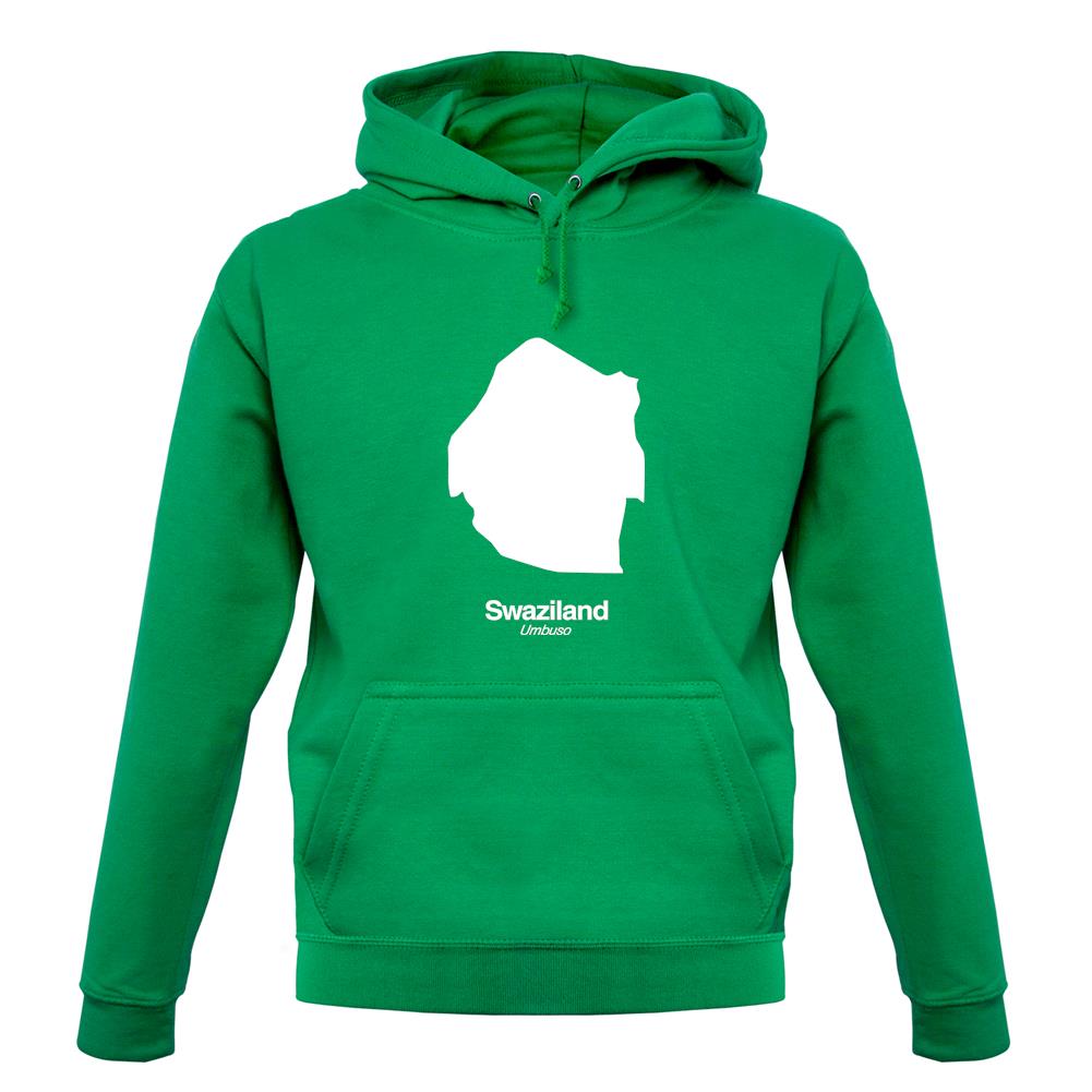 Swaziland Silhouette unisex hoodie Swaziland Silhouette unisex hoodie