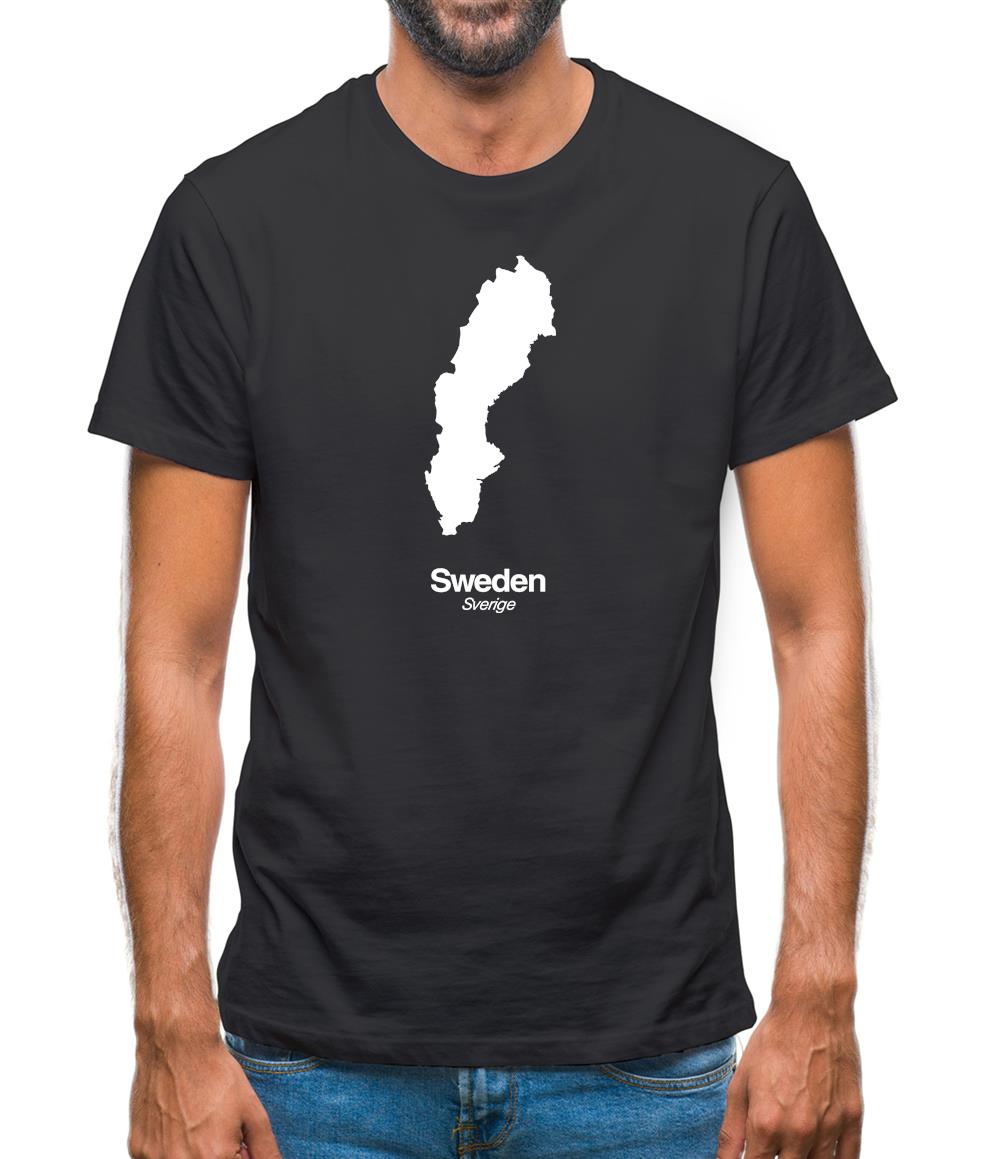 Sweden Silhouette Mens T-Shirt Sweden Silhouette Mens T-Shirt