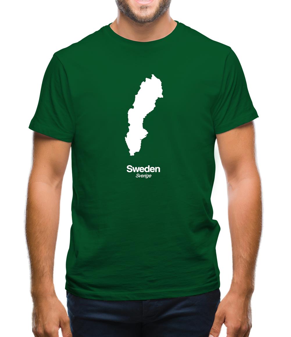 Sweden Silhouette Mens T-Shirt Sweden Silhouette Mens T-Shirt