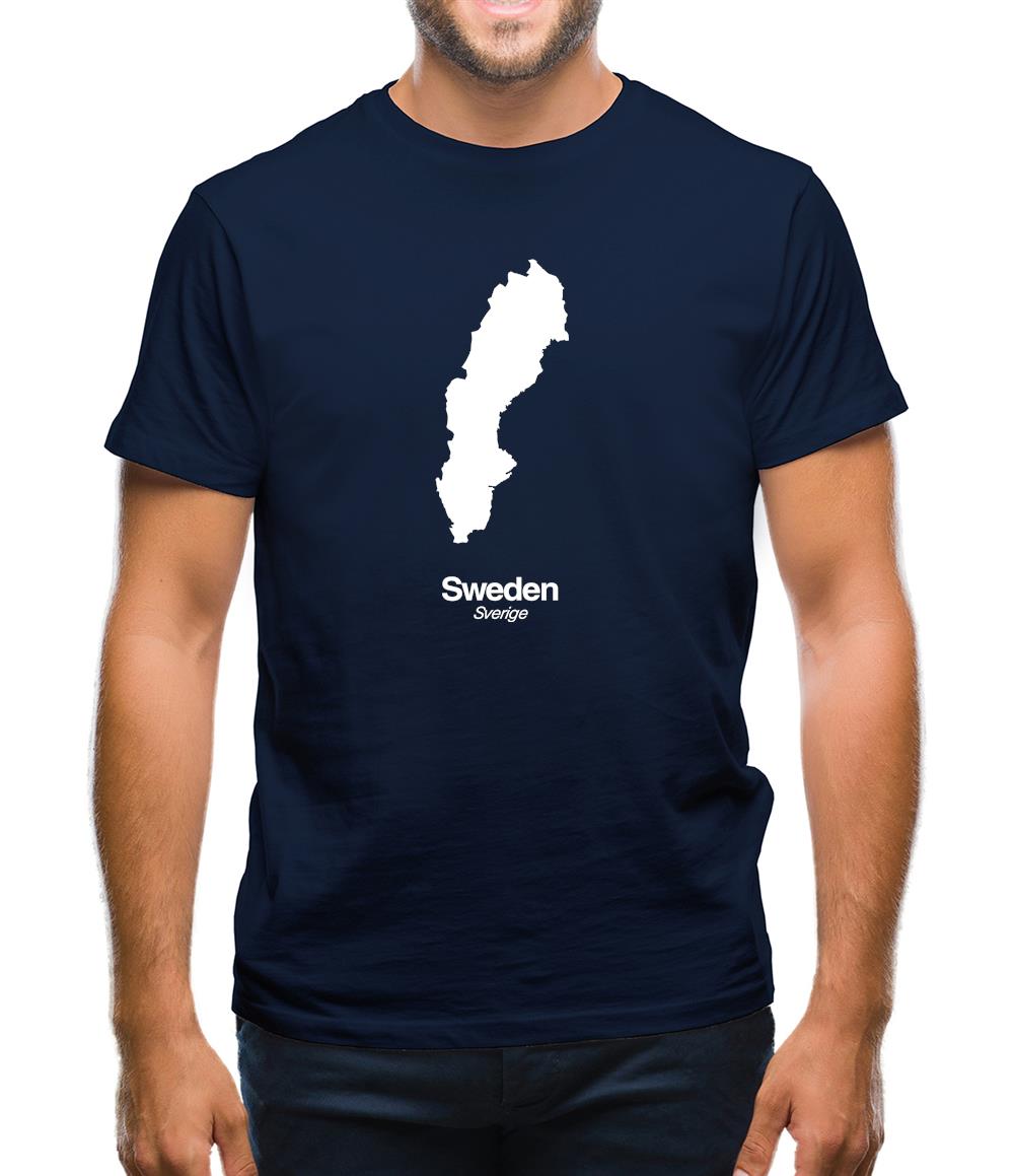 Sweden Silhouette Mens T-Shirt Sweden Silhouette Mens T-Shirt