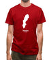 Sweden Silhouette Mens T-Shirt Sweden Silhouette Mens T-Shirt