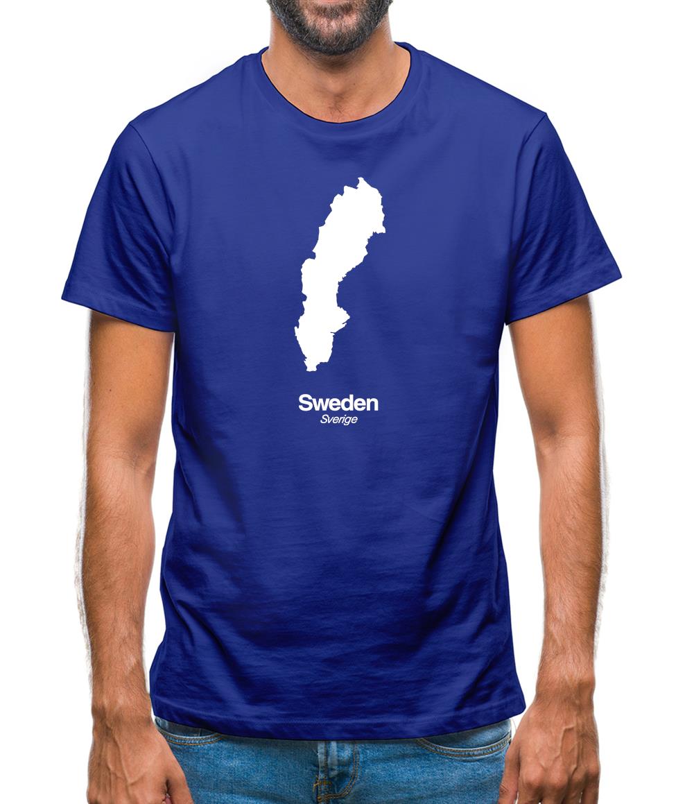 Sweden Silhouette Mens T-Shirt Sweden Silhouette Mens T-Shirt