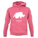 Switzerland Silhouette unisex hoodie Switzerland Silhouette unisex hoodie