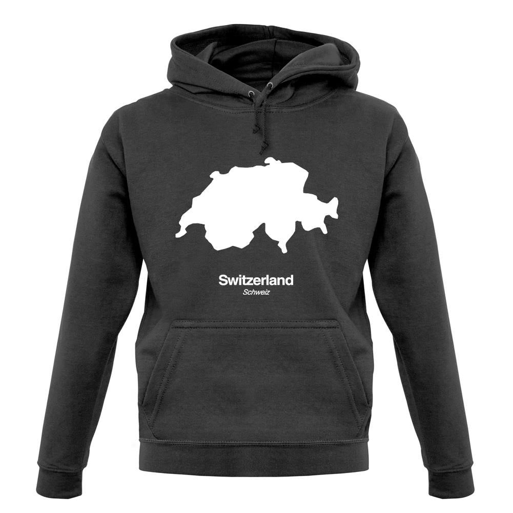 Switzerland Silhouette unisex hoodie Switzerland Silhouette unisex hoodie