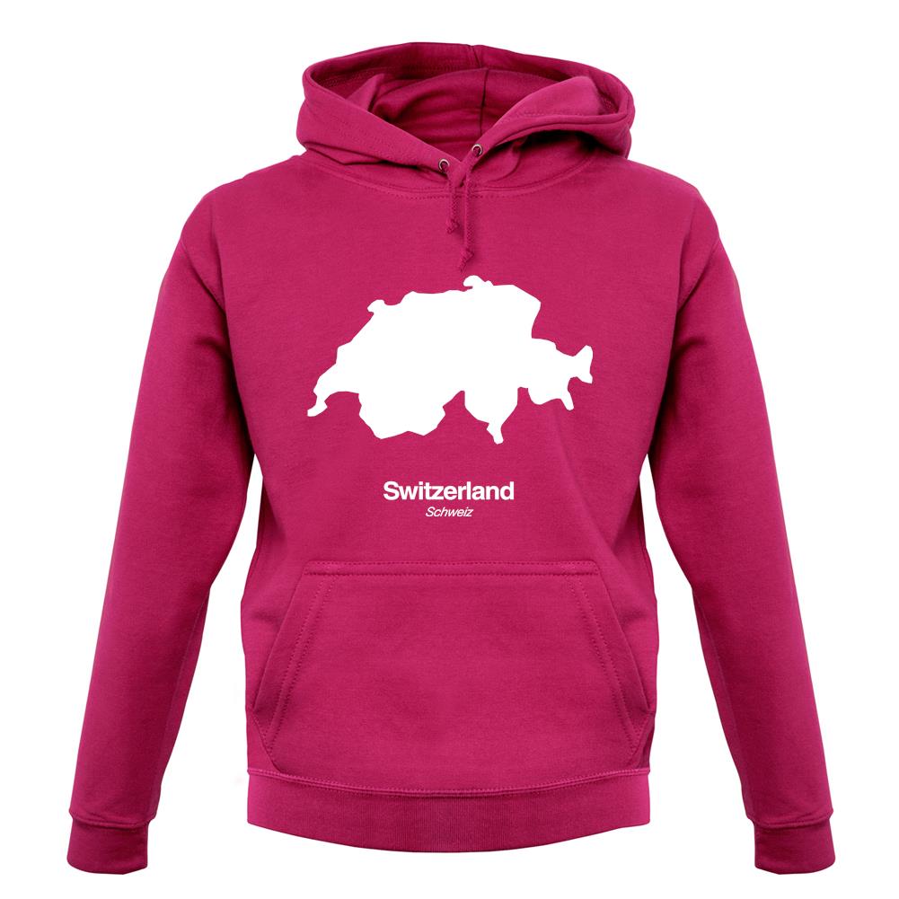 Switzerland Silhouette unisex hoodie Switzerland Silhouette unisex hoodie