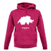 Switzerland Silhouette unisex hoodie Switzerland Silhouette unisex hoodie