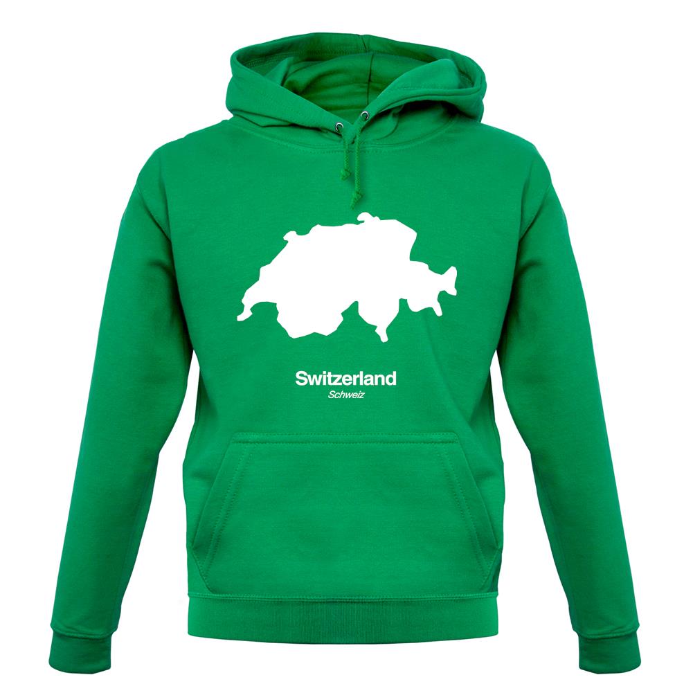 Switzerland Silhouette unisex hoodie Switzerland Silhouette unisex hoodie