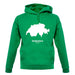 Switzerland Silhouette unisex hoodie Switzerland Silhouette unisex hoodie