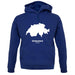 Switzerland Silhouette unisex hoodie Switzerland Silhouette unisex hoodie