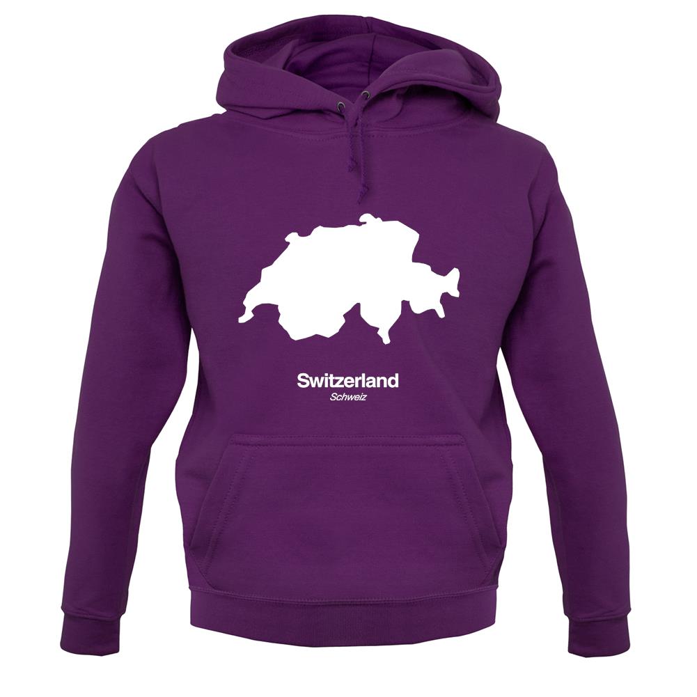 Switzerland Silhouette unisex hoodie Switzerland Silhouette unisex hoodie