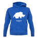 Switzerland Silhouette unisex hoodie Switzerland Silhouette unisex hoodie