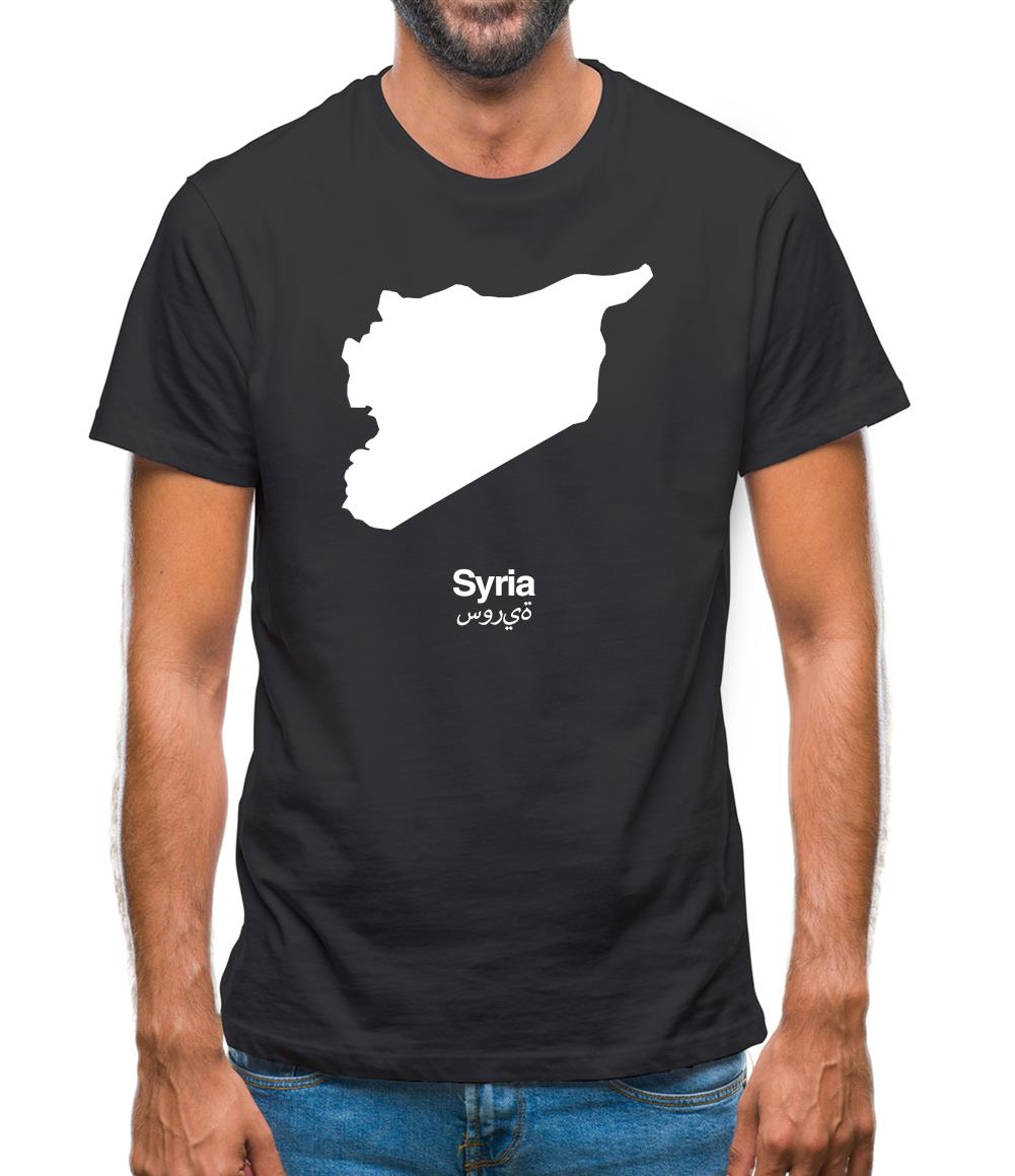 Syria Silhouette Mens T-Shirt Syria Silhouette Mens T-Shirt