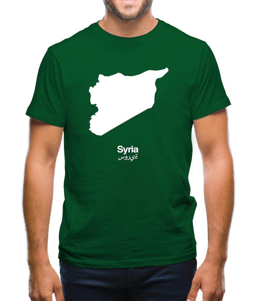 Syria Silhouette Mens T-Shirt Syria Silhouette Mens T-Shirt
