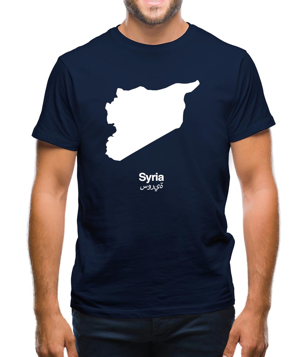 Syria Silhouette Mens T-Shirt Syria Silhouette Mens T-Shirt