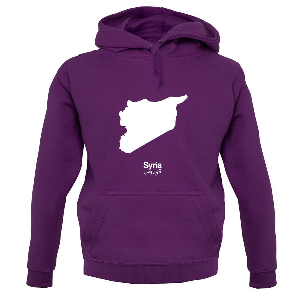 Syria Silhouette unisex hoodie Syria Silhouette unisex hoodie