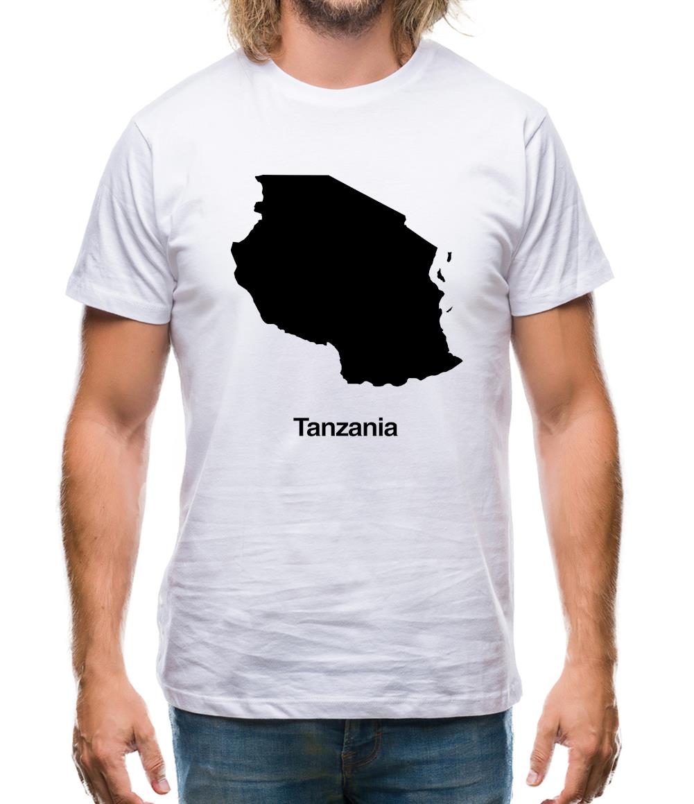 Tanzania Silhouette Mens T-Shirt Tanzania Silhouette Mens T-Shirt