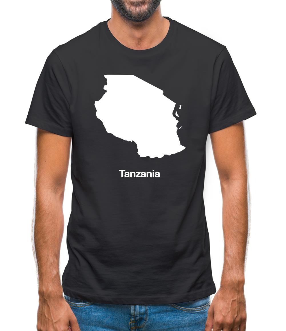 Tanzania Silhouette Mens T-Shirt Tanzania Silhouette Mens T-Shirt