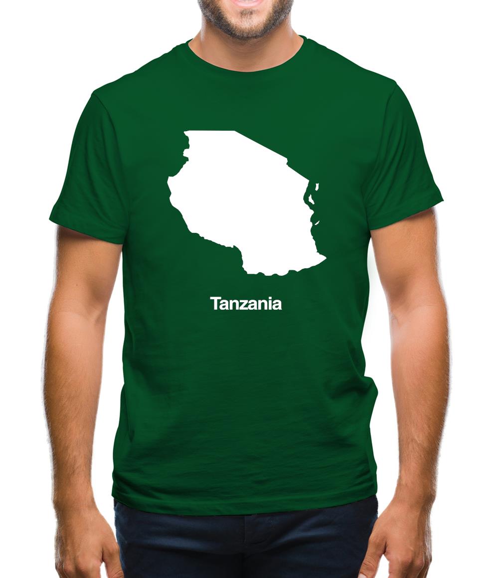 Tanzania Silhouette Mens T-Shirt Tanzania Silhouette Mens T-Shirt