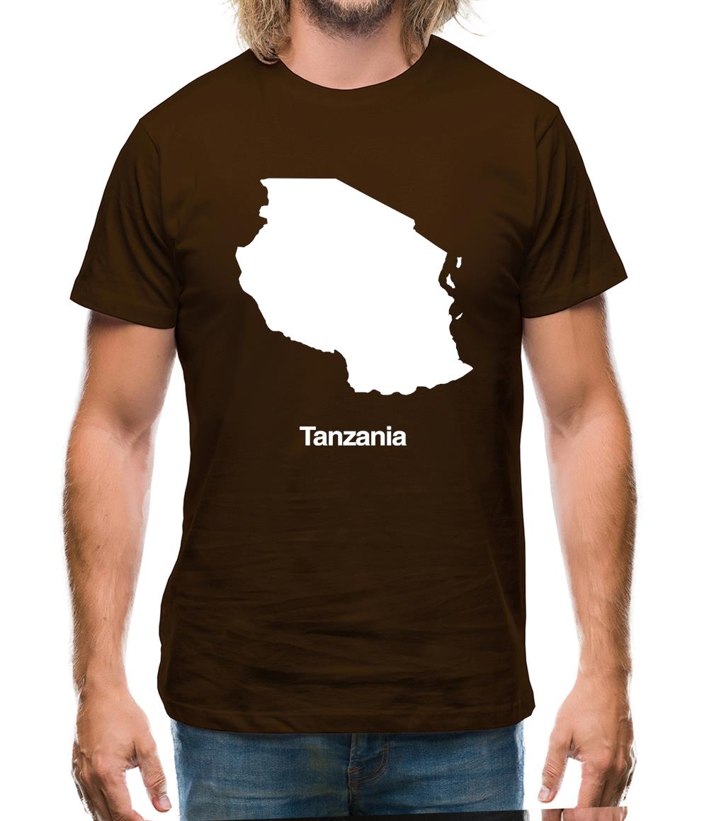 Tanzania Silhouette Mens T-Shirt Tanzania Silhouette Mens T-Shirt