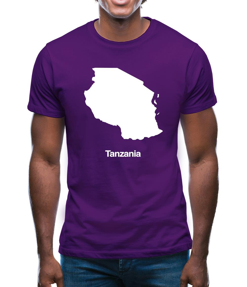 Tanzania Silhouette Mens T-Shirt Tanzania Silhouette Mens T-Shirt