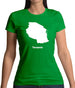 Tanzania Silhouette Womens T-Shirt Tanzania Silhouette Womens T-Shirt