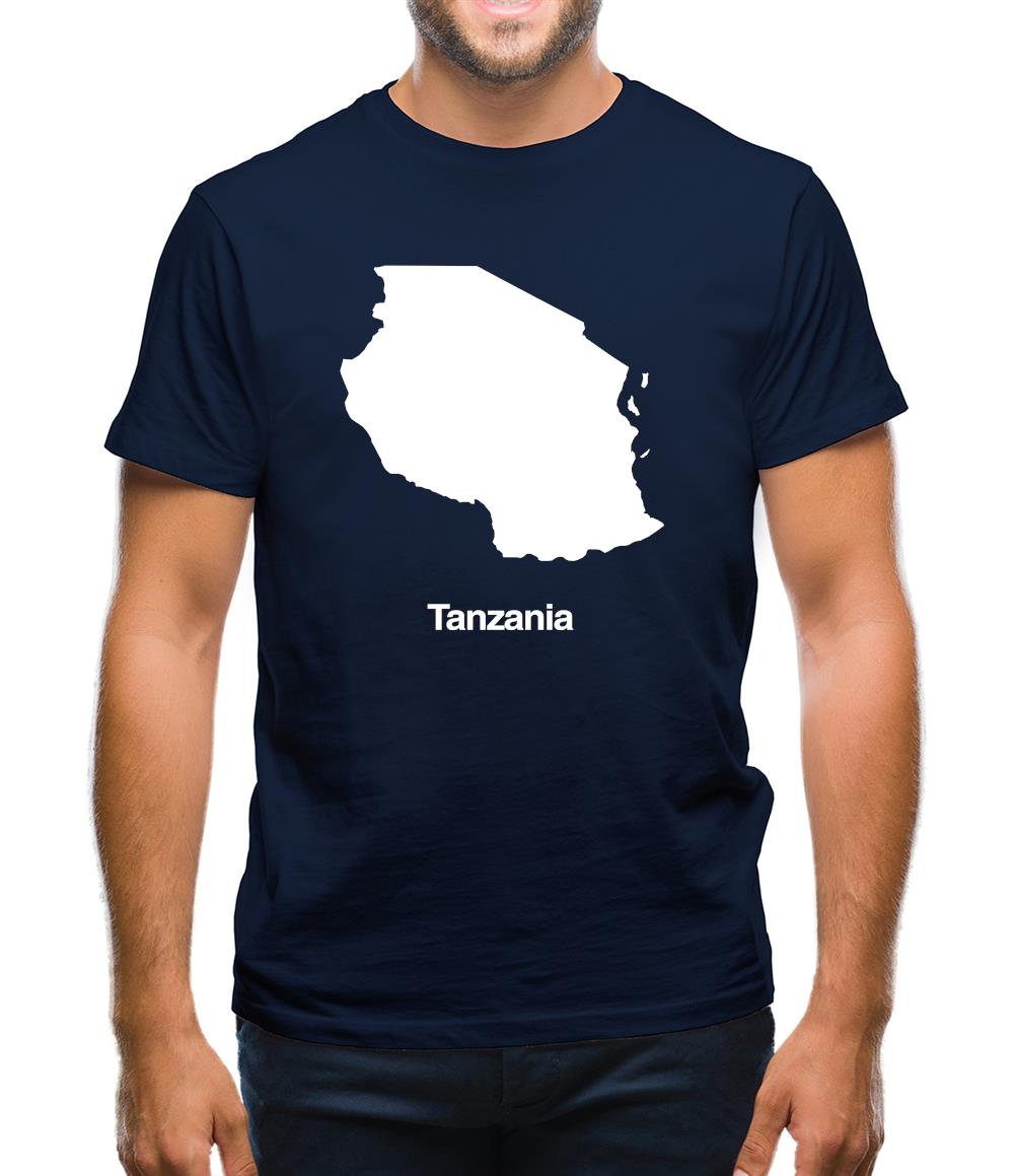 Tanzania Silhouette Mens T-Shirt Tanzania Silhouette Mens T-Shirt