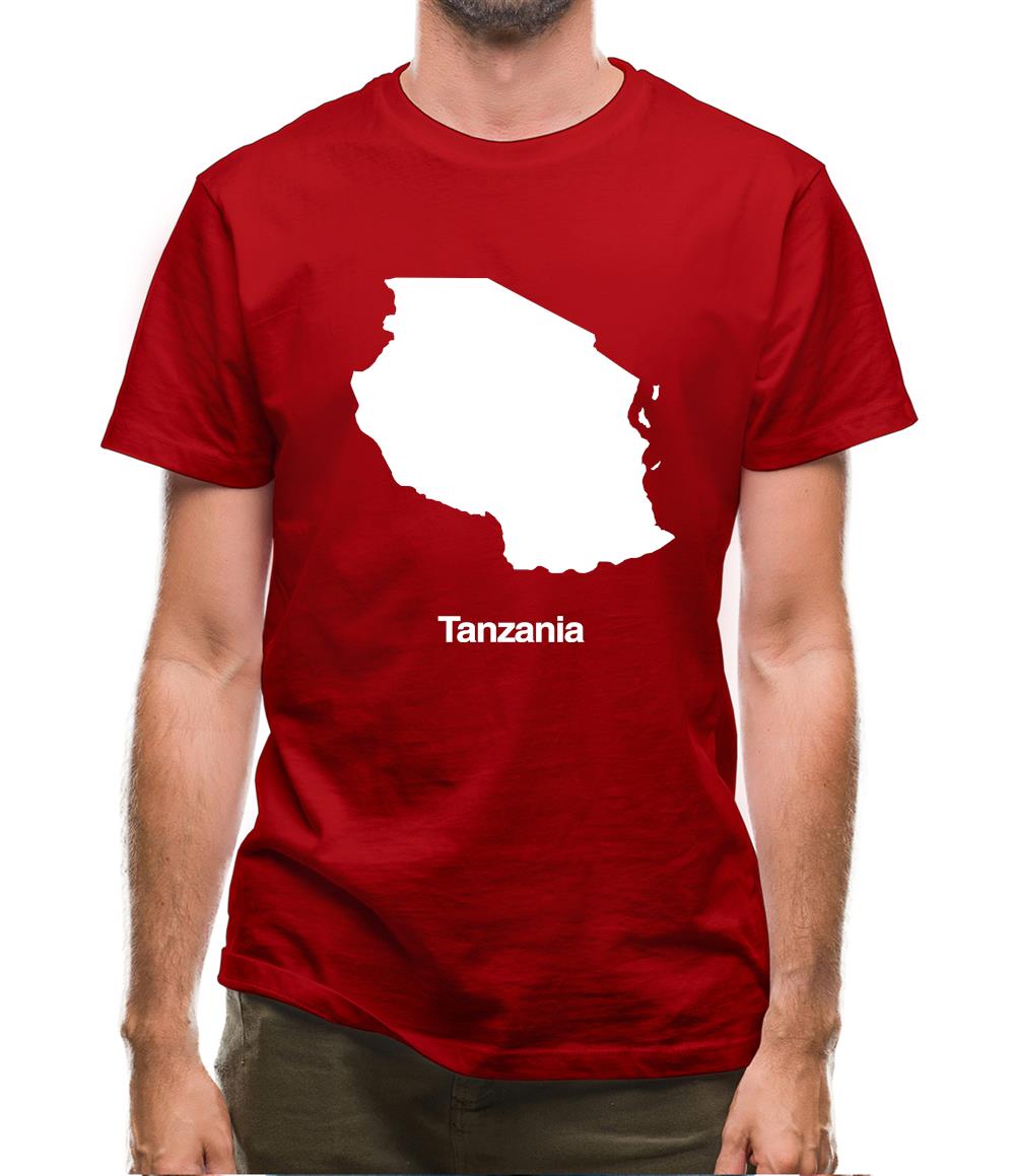 Tanzania Silhouette Mens T-Shirt Tanzania Silhouette Mens T-Shirt