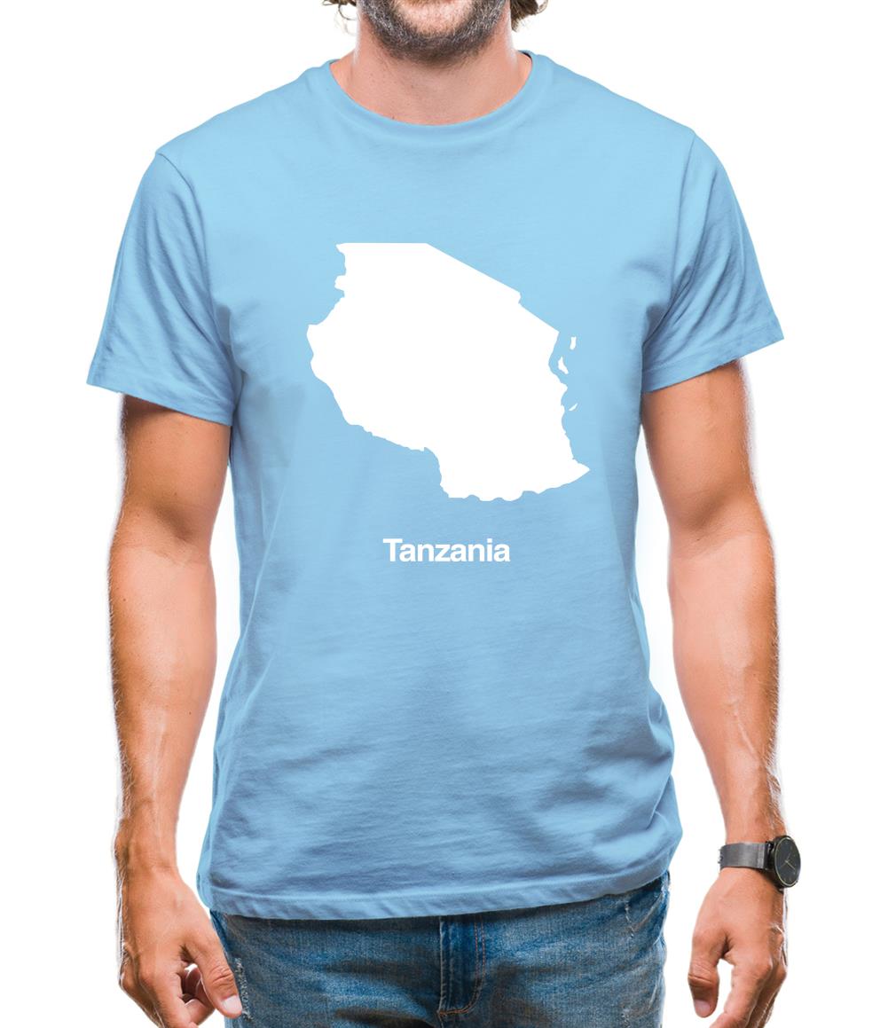 Tanzania Silhouette Mens T-Shirt Tanzania Silhouette Mens T-Shirt
