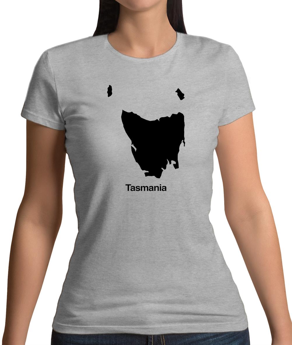Tasmania Silhouette Womens T-Shirt Tasmania Silhouette Womens T-Shirt