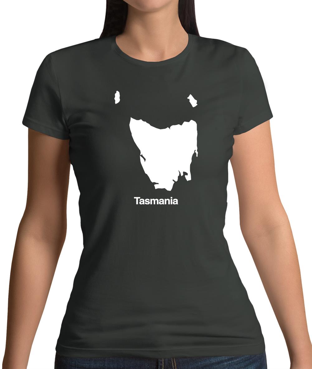 Tasmania Silhouette Womens T-Shirt Tasmania Silhouette Womens T-Shirt