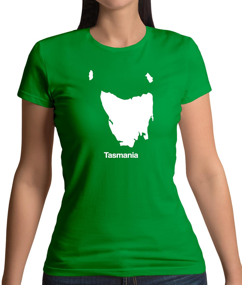 Tasmania Silhouette Womens T-Shirt Tasmania Silhouette Womens T-Shirt