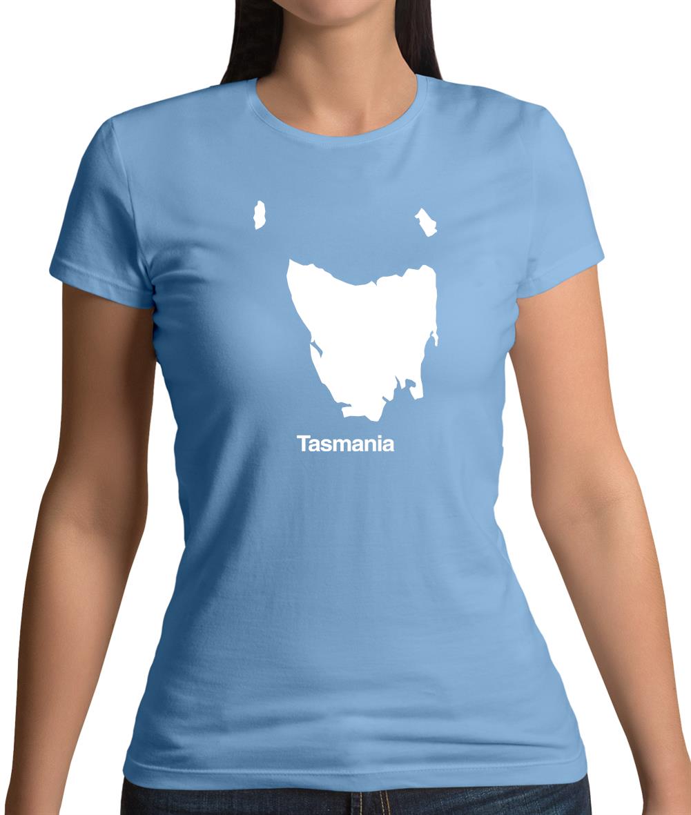Tasmania Silhouette Womens T-Shirt Tasmania Silhouette Womens T-Shirt