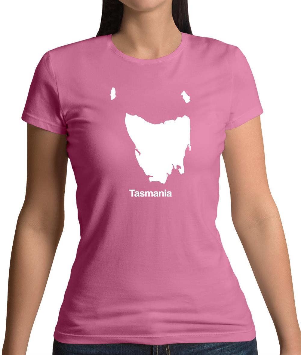 Tasmania Silhouette Womens T-Shirt Tasmania Silhouette Womens T-Shirt