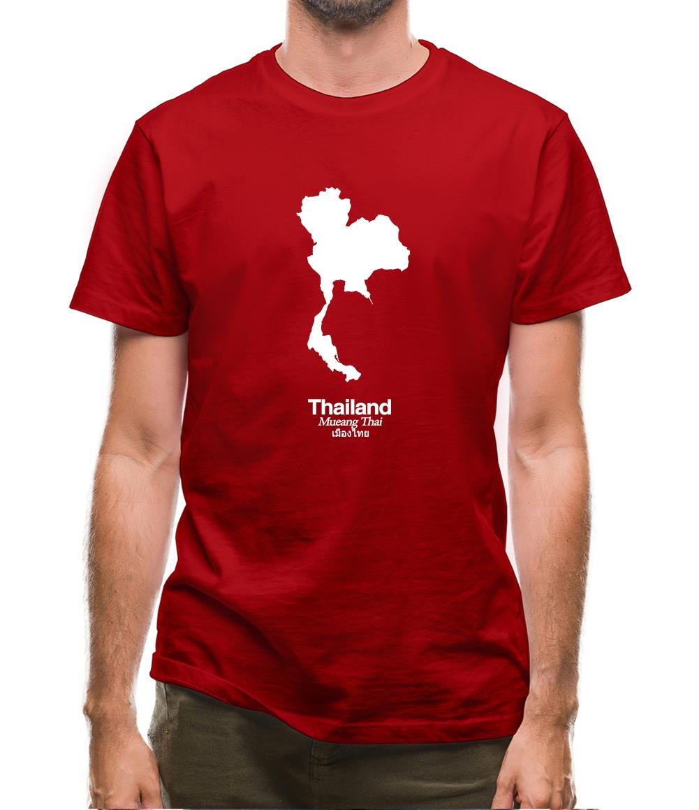 Thailand Silhouette Mens T-Shirt Thailand Silhouette Mens T-Shirt